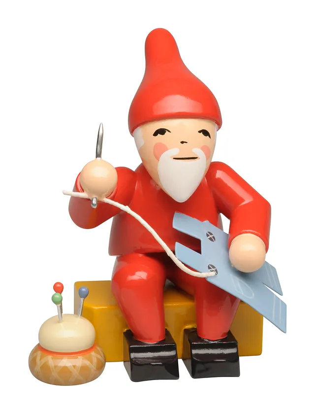 Nisse med nål og tråd